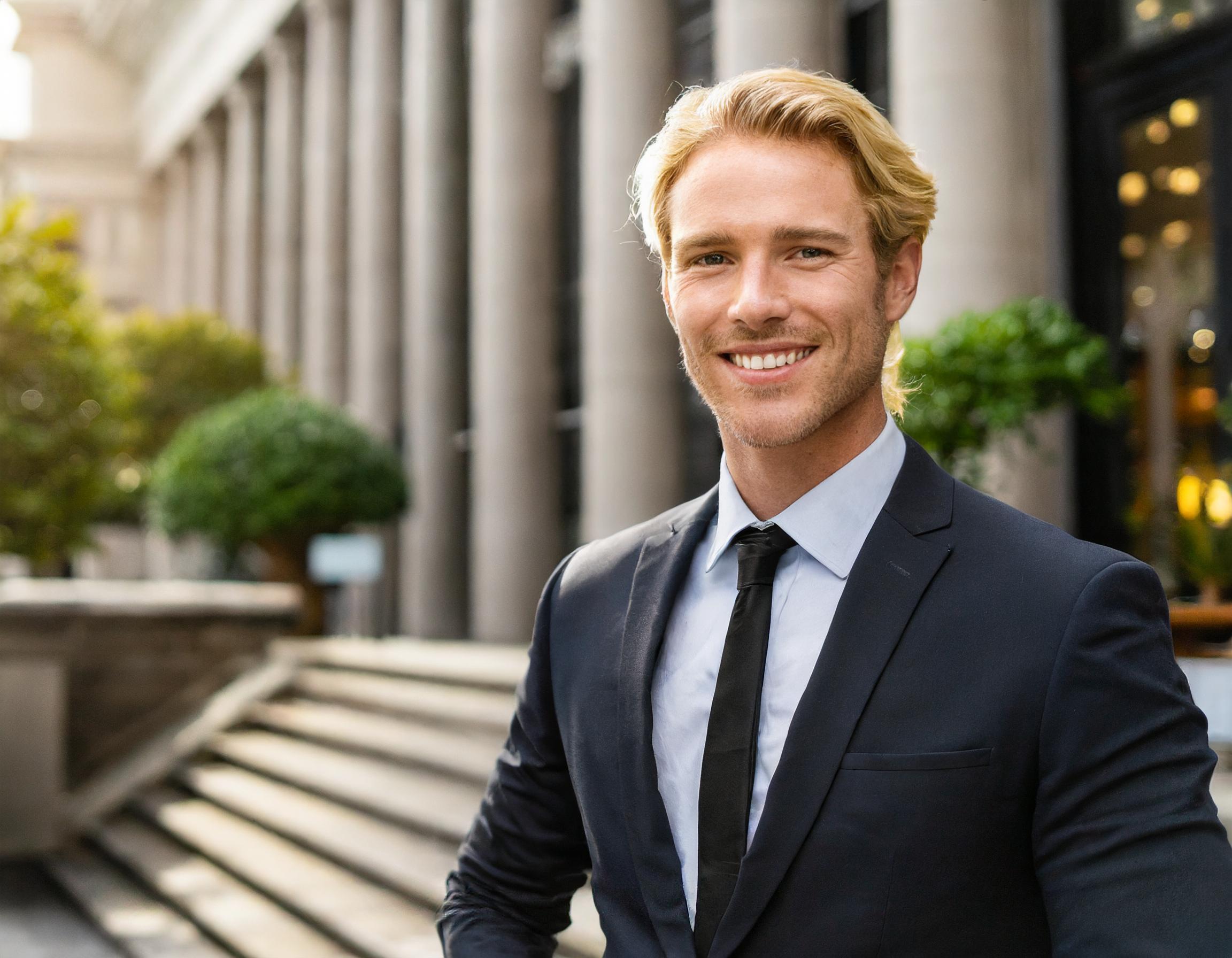 Porträt von Lukas Möller, freundlicher Steuerberater